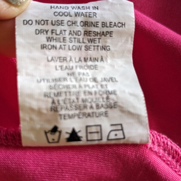 RICKIS Designer Luxury Pink Blouse Side XXL - Picture 11 of 16